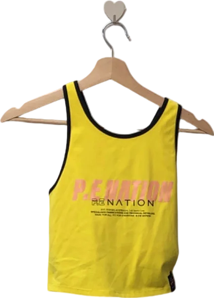 PE Nation Yellow Challenge Sports Bra Aurora SHiking hoodie