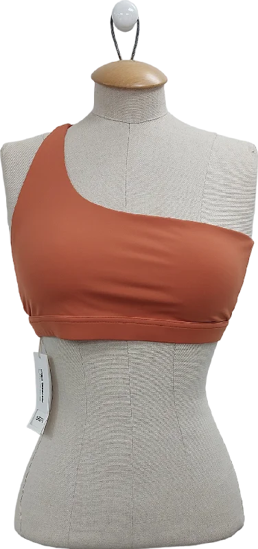 Sefi Orange Asymmetric Sports Bra UK MLightweight jacket