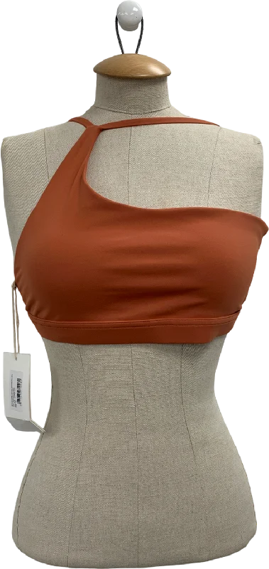 sefi Orange Cross Over Sports Bra UK MMesh jacket