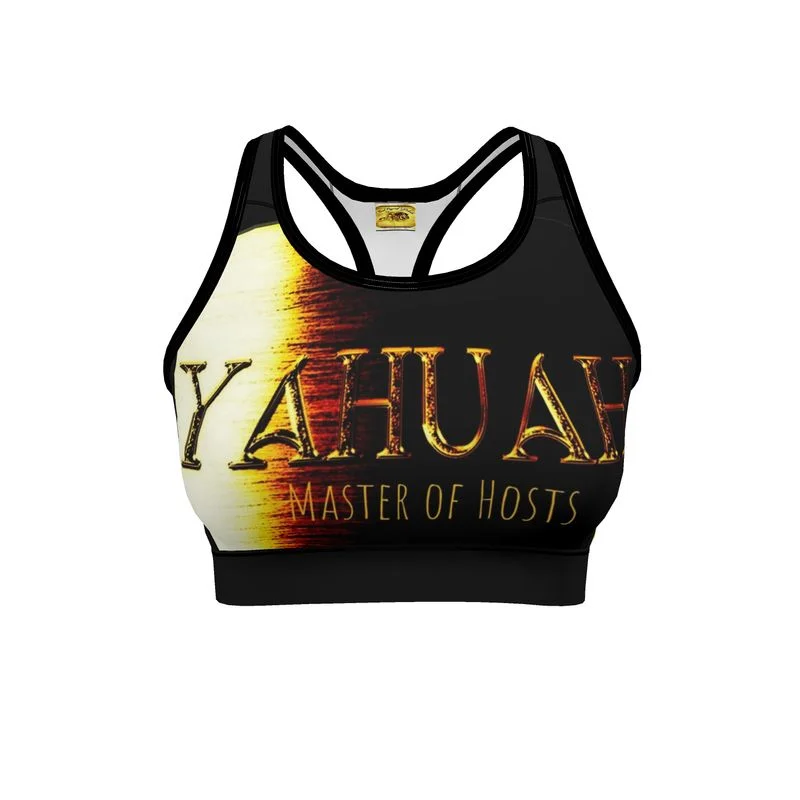 Yahuah-Master of Hosts 01-03 Designer Sports BraWaterproof tee