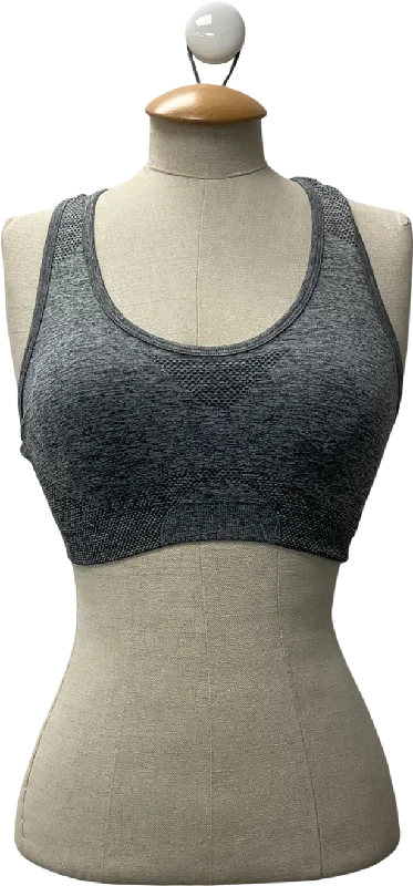 gymshark Grey Seamless Sports Bra UK XSSports hoodie