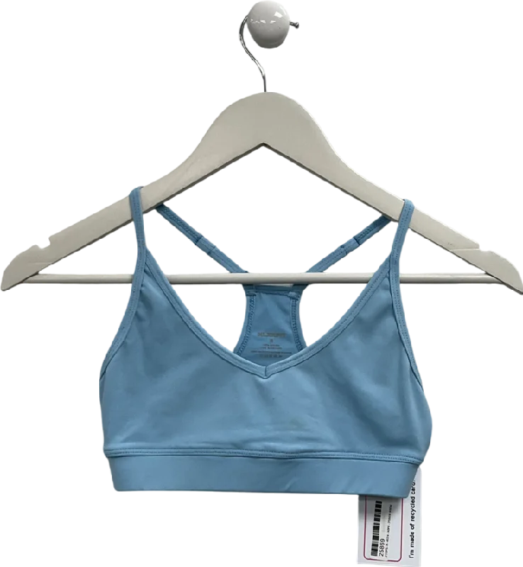 KlxxFit Blue Sports Bra UK STraining tee