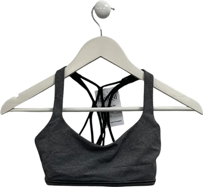 Lululemon Grey Sports Bra UK SPerformance tee